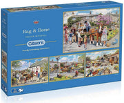 Gibsons puzzel Rag & Bone - 4 x 500 stukjes