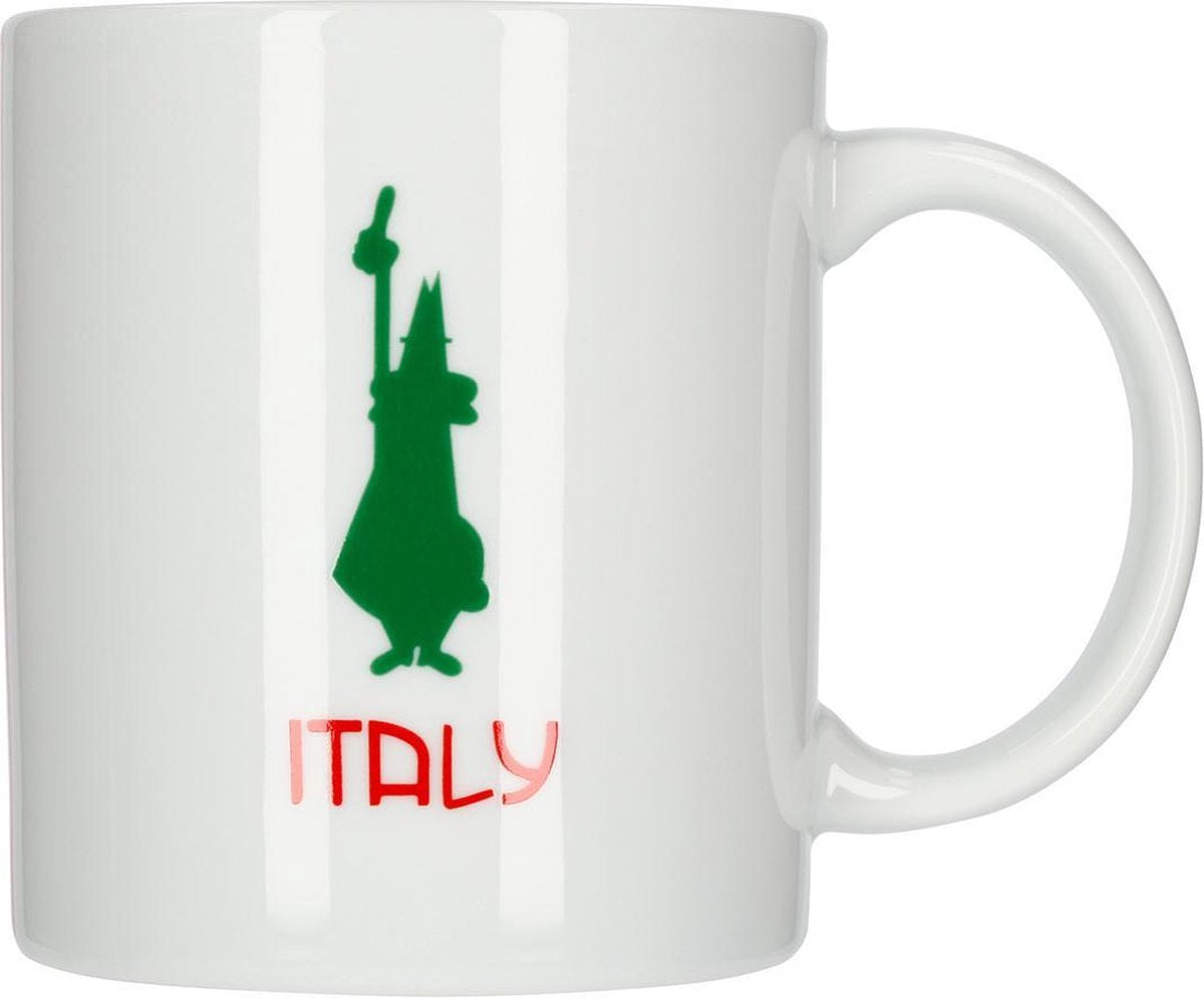 Bialetti Beker Italia - Tricolore - 2 stuks