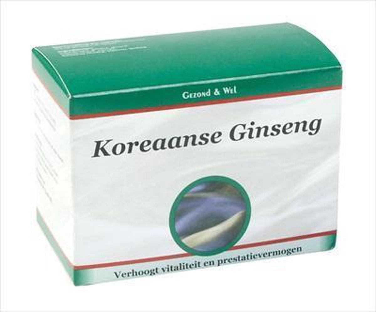 G&W Koreaanse Ginseng Extract 120C