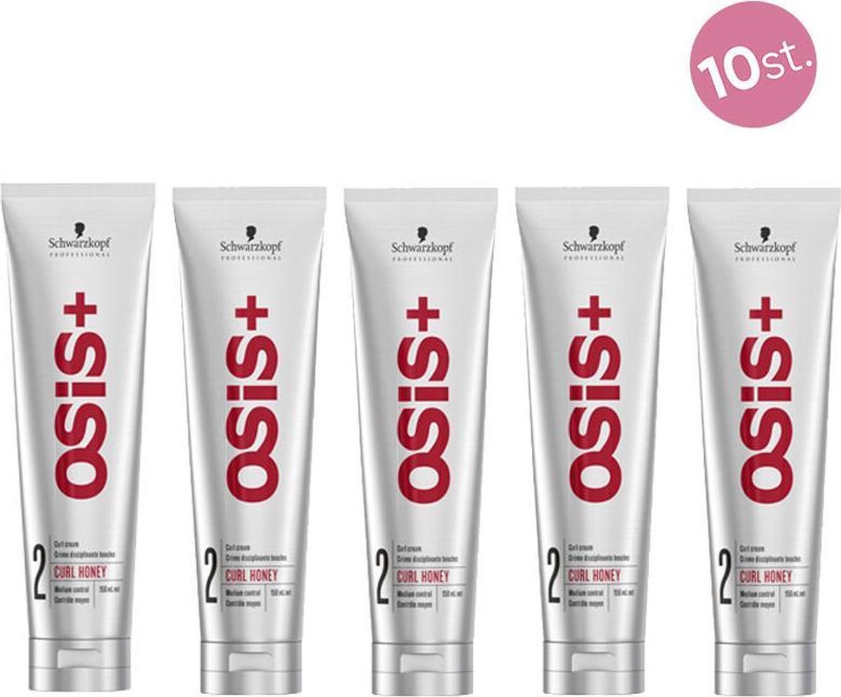 10X Schwarzkopf Osis Curl Honey Krullen Creme 150ml