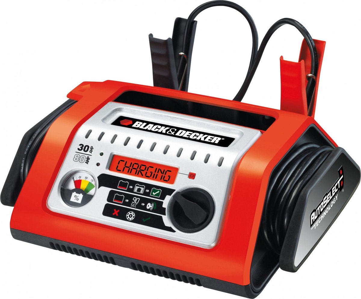BLACK+DECKER Acculader 30A - Acculader voor de Auto