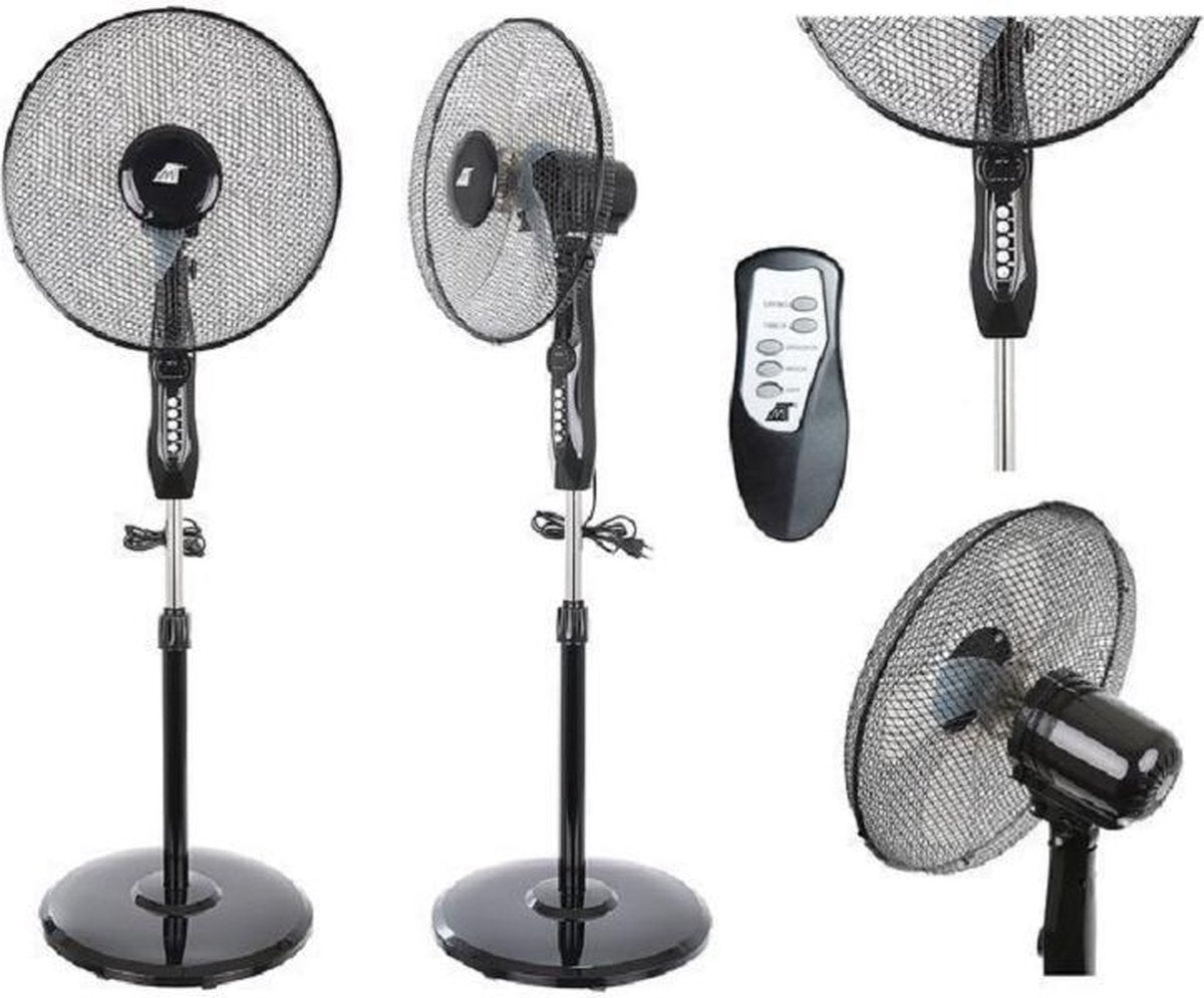 Staande ventilator - Statiefventilator - Ventilator met Afstandsbediening - Ventilator staand