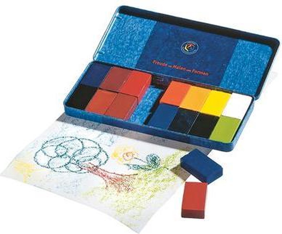 Bijenwasblokjes - 16 Kleuren - STOCKMAR