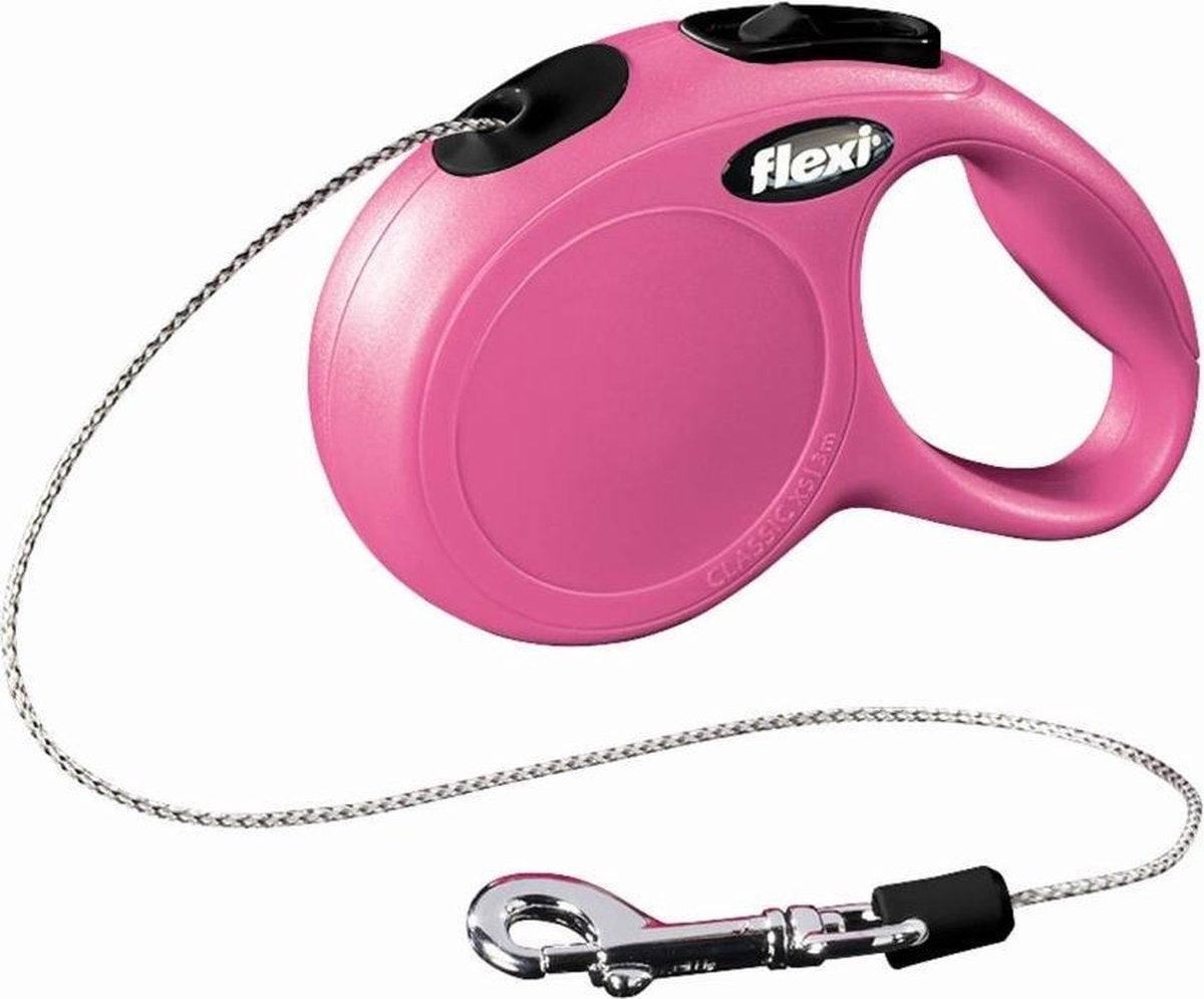 Flexi Rollijn New Classic 3 Meter Roze