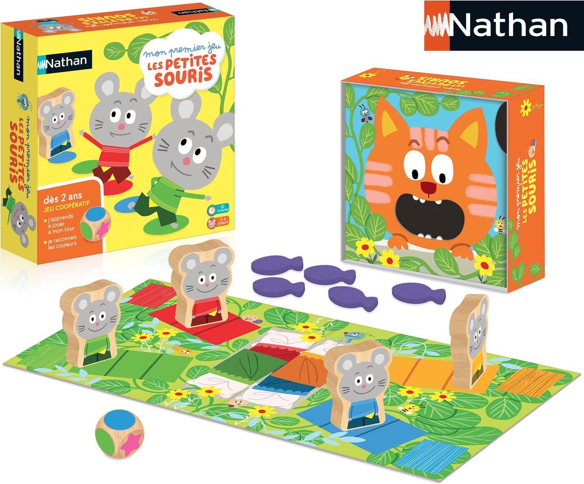 Nathan 31305 bordspel Peuterspeelzaal Gelukspel