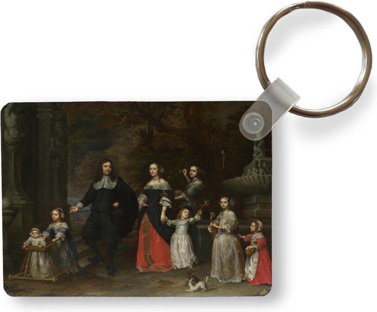 Sleutelhanger - A family group - Schilderij van gonzales Coques - Plastic