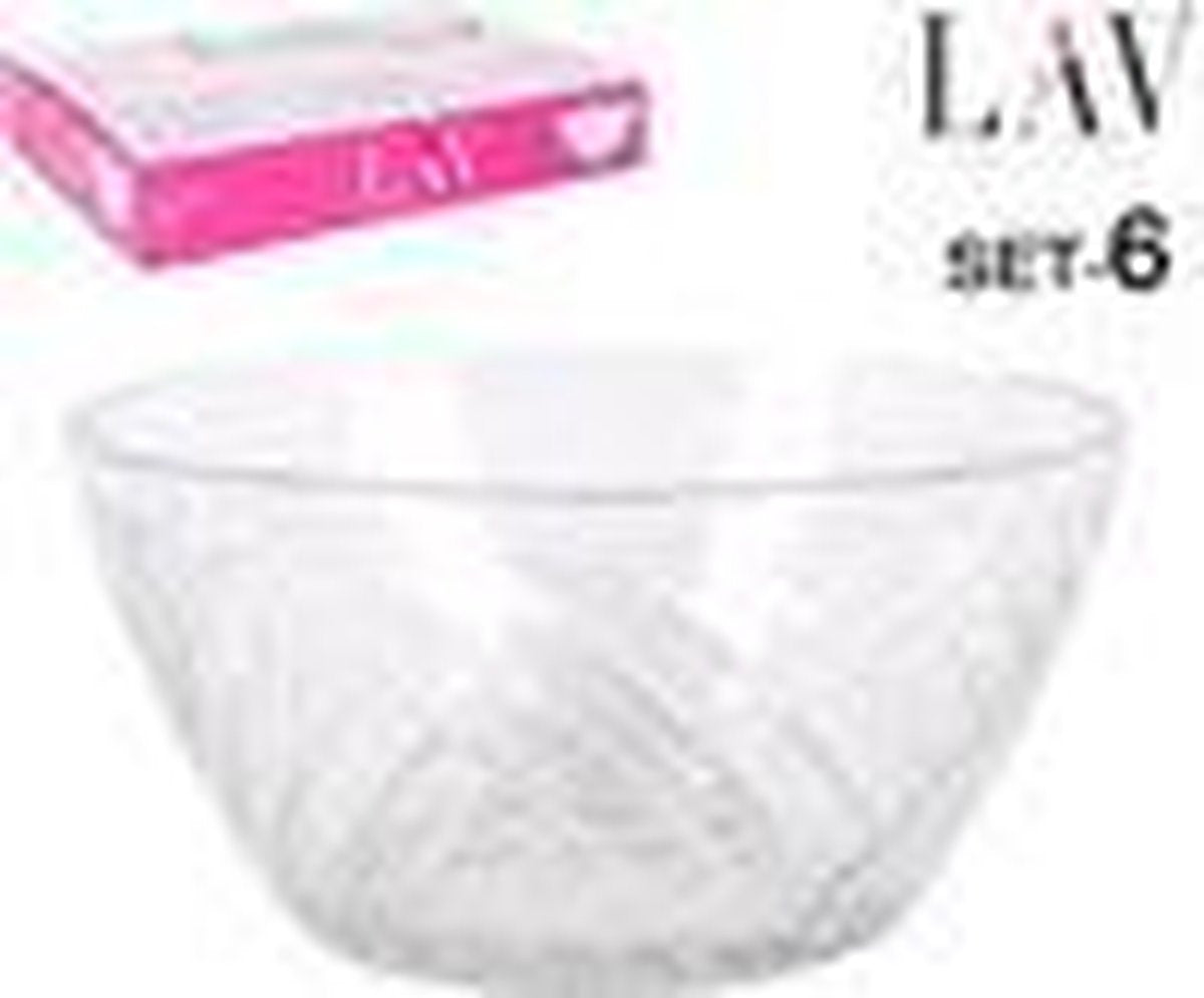 Lav Elis glazen serveerschaal 215 ml (6 stuks)