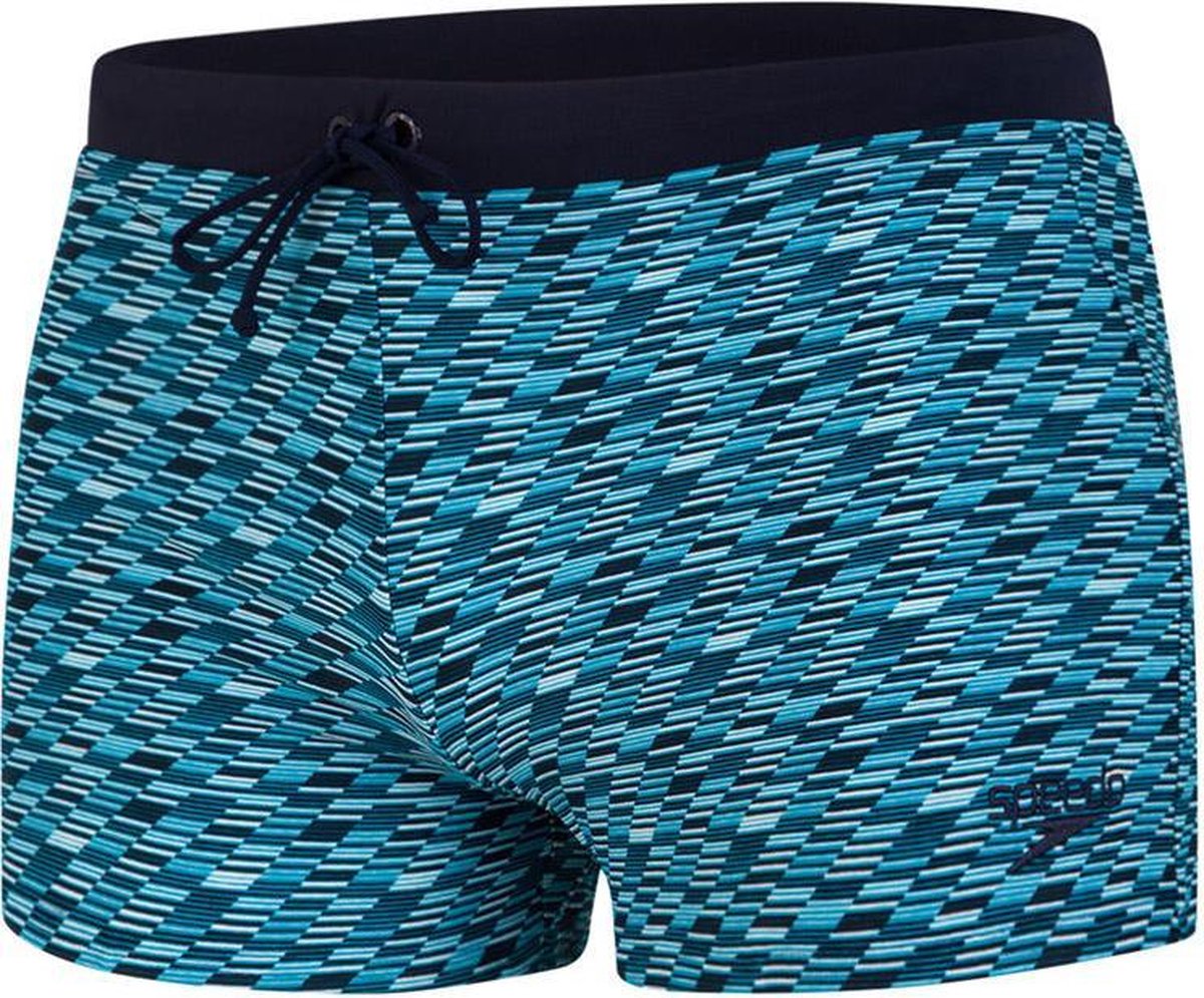 Speedo aquashort valmilton multi stripe blauw - S