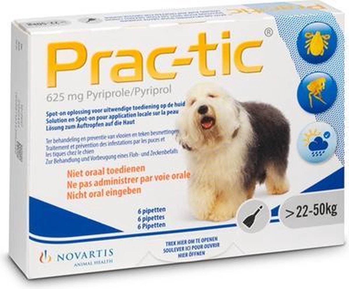 Prac-Tic - L 22-50 kg 6 pipetten (SIXPACK)