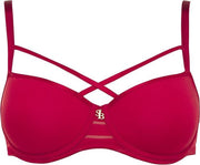 Sapph Rosie Padded Bra Dames Red-70C