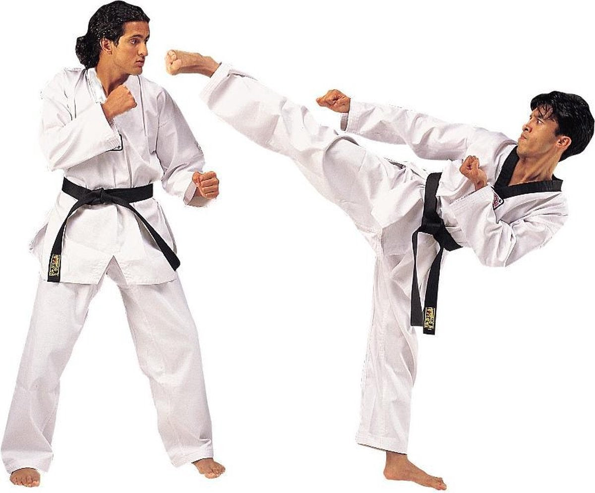 Matsuru Tae Kwon-do pak V-hals wit - 190