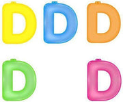 Opblaas letter D  Roze