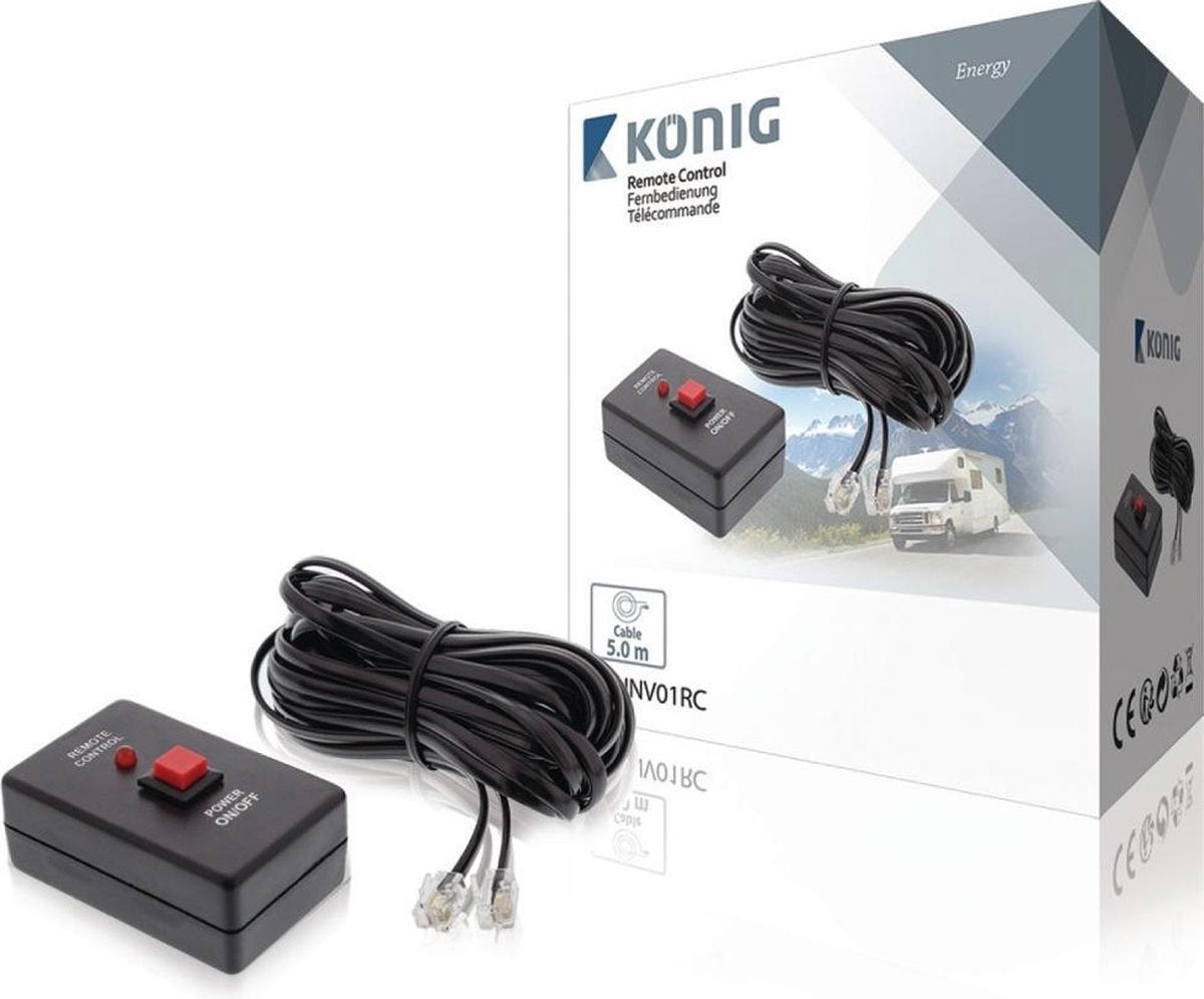 König KN-INV01RC Afstandsbediening Voor Omvormer 5 M
