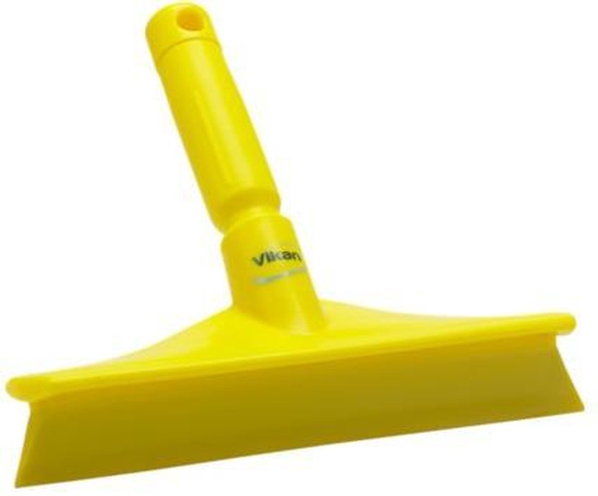 Vikan 7125-6 ultra hygiene handtrekker 25 cm incl kort steeltje geel