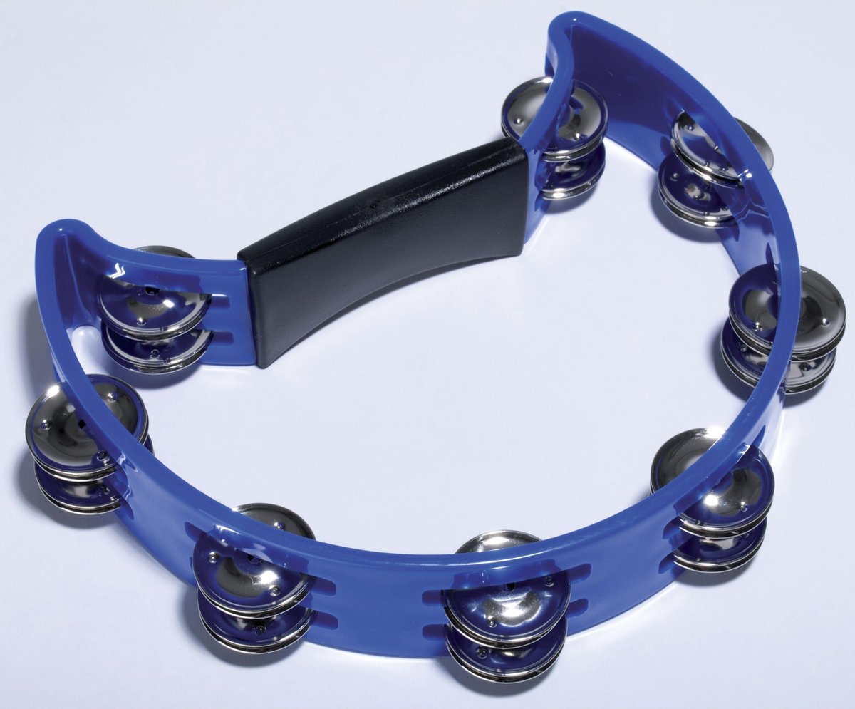 Tambourijnen - Fame Hand Tambourine blauw