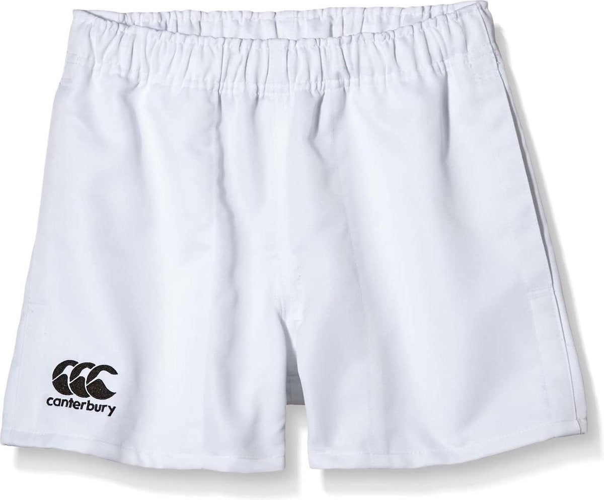Canterbury Rugbyshort Professional Jongens Polyester Wit Mt 8 Jaar