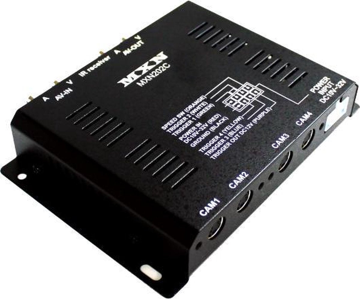 MXN Controlbox MXN202C 12-32V voor maximaal 4 Camera's