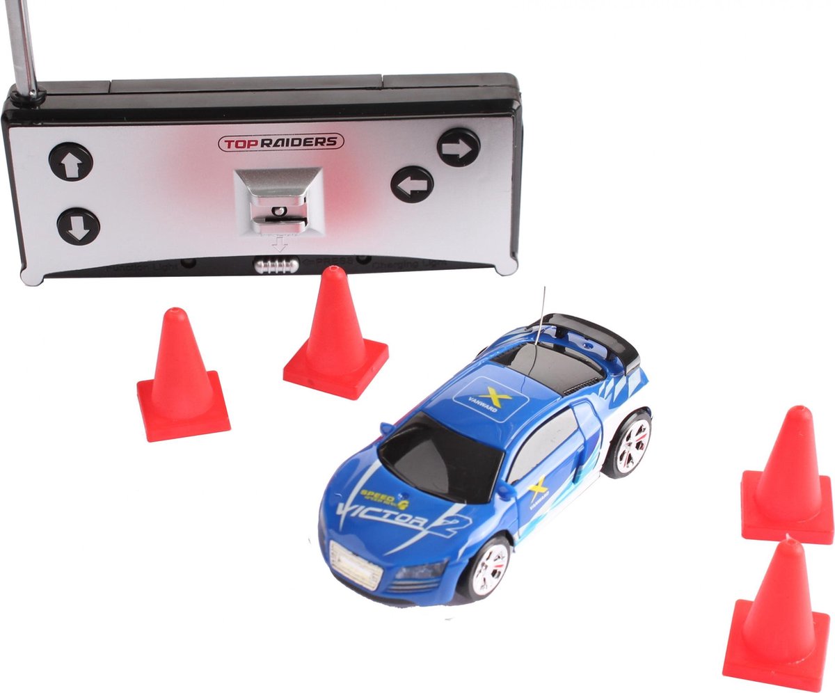 Gear2play Rc Raceauto Driftincars 7 Cm Met Accessoires Blauw