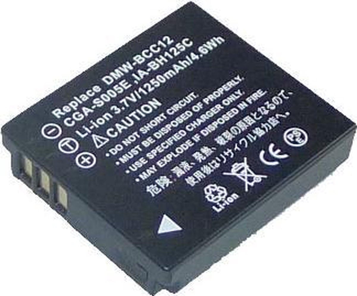Dörr CGA-S005 oplaadbare batterij/accu Lithium-Ion (Li-Ion) 1250 mAh 3