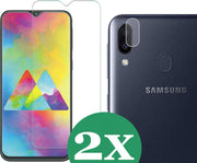 Samsung M20 Screenprotector - Samsung Galaxy M20 Screen Protector Glas en Samsung M20 Screenprotector Camera - 2 Stuks