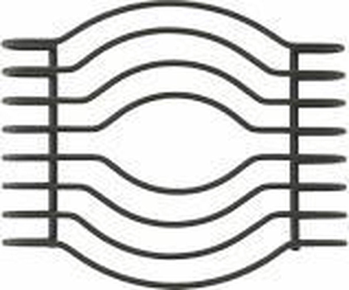 A'Domo PV-CHR-3184 Point-Virgule Wire Trivet Black 18.5X15X3Cm