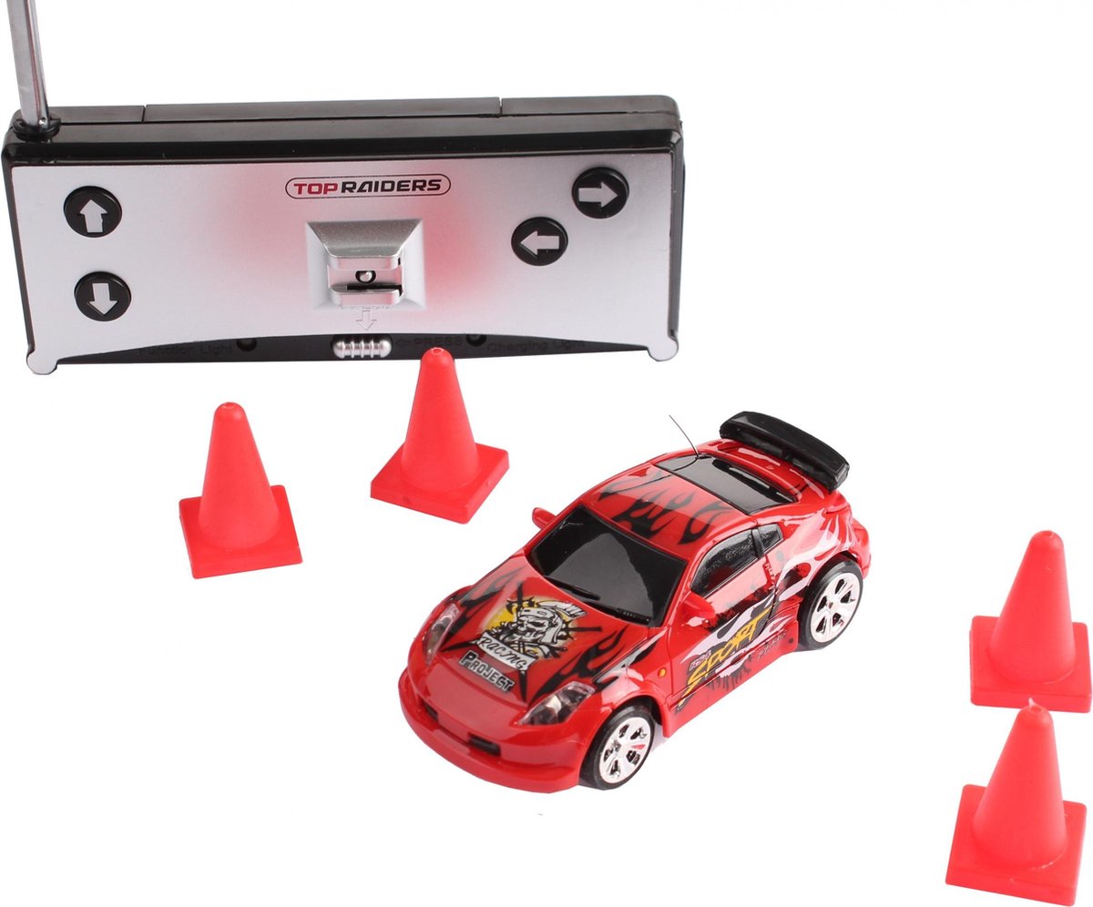 Gear2play Rc Raceauto Driftincars 7 Cm Met Accessoires Rood