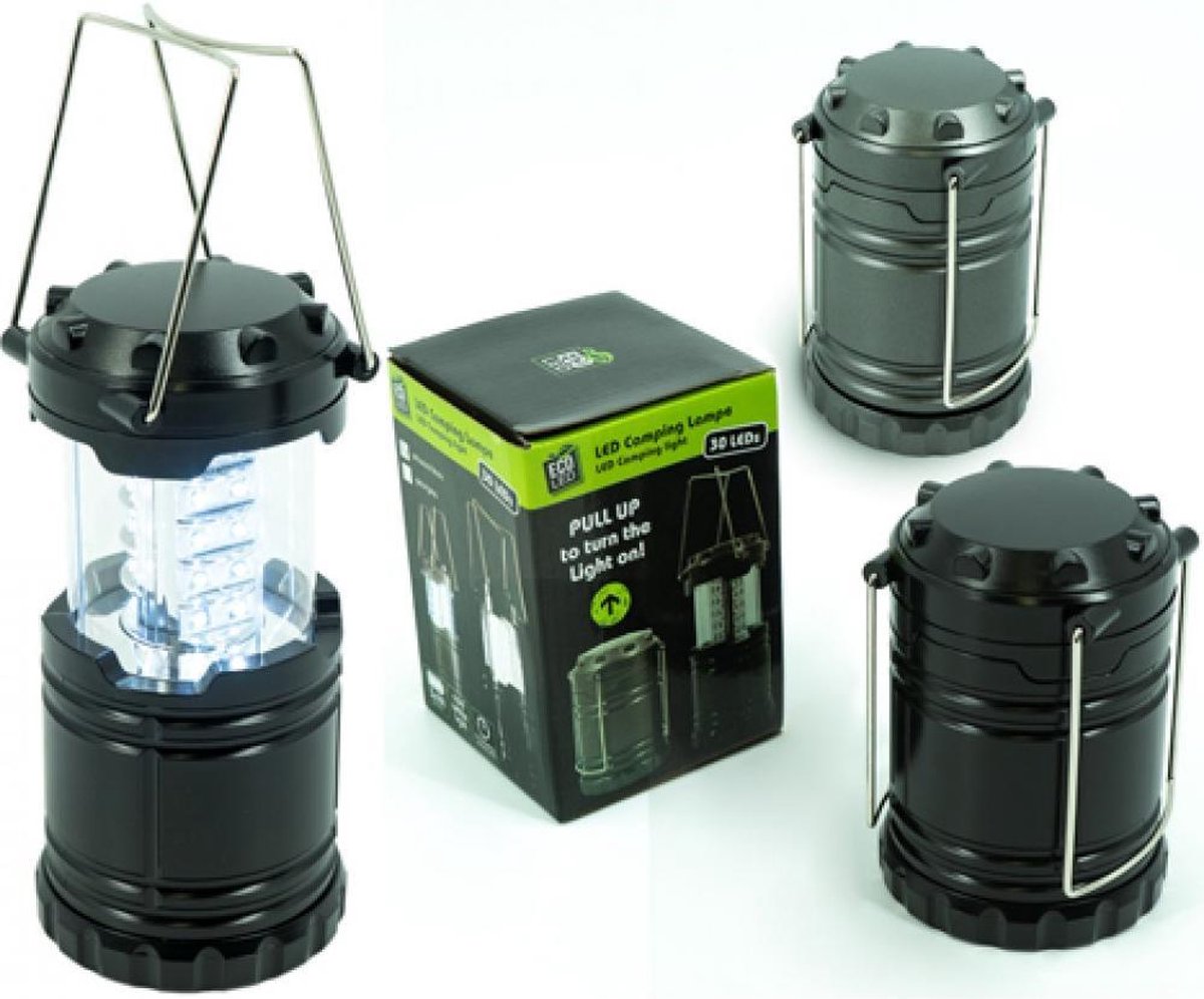 Campinglantaarn Kunststof 30 - LED - Kleur Grijs