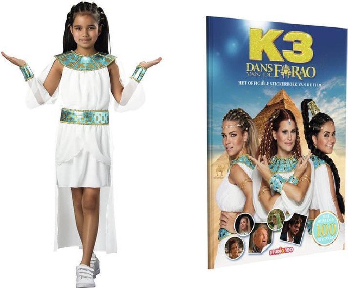 K3 Jurkje Dans van de Farao + Stickerboek 9-11 jaar