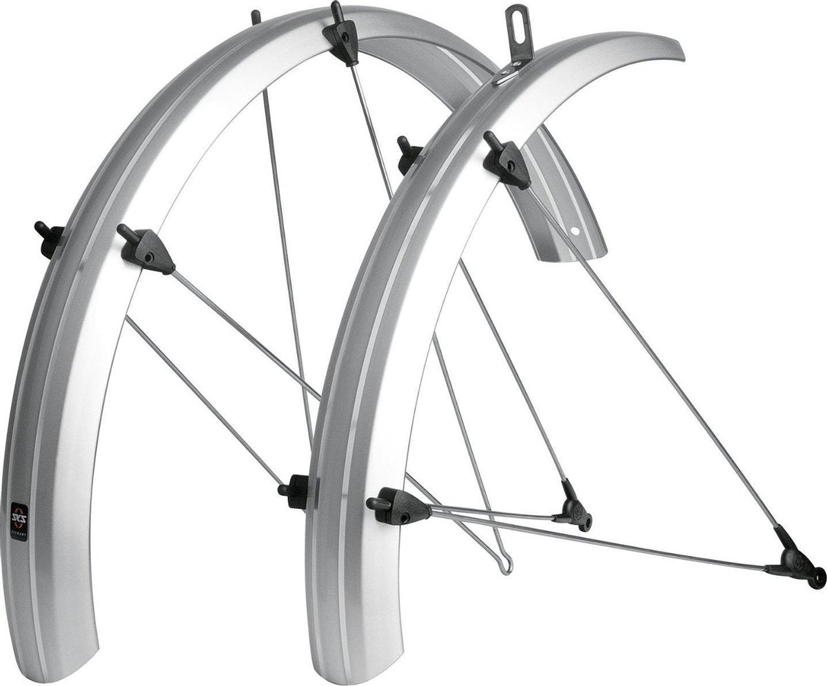 Sks Spatborden Set Bluemels Kunststof 24 Inch Zilver