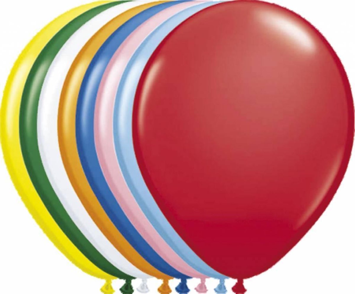 Gekleurde Ballonnen 25cm 50 Stuks