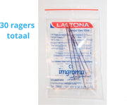 Lactona Interdentaal Ragers - Large 8mm - Violet - 6 gripzak x 5 stuks - Met gratis beschermhouder - Voordeelpakket