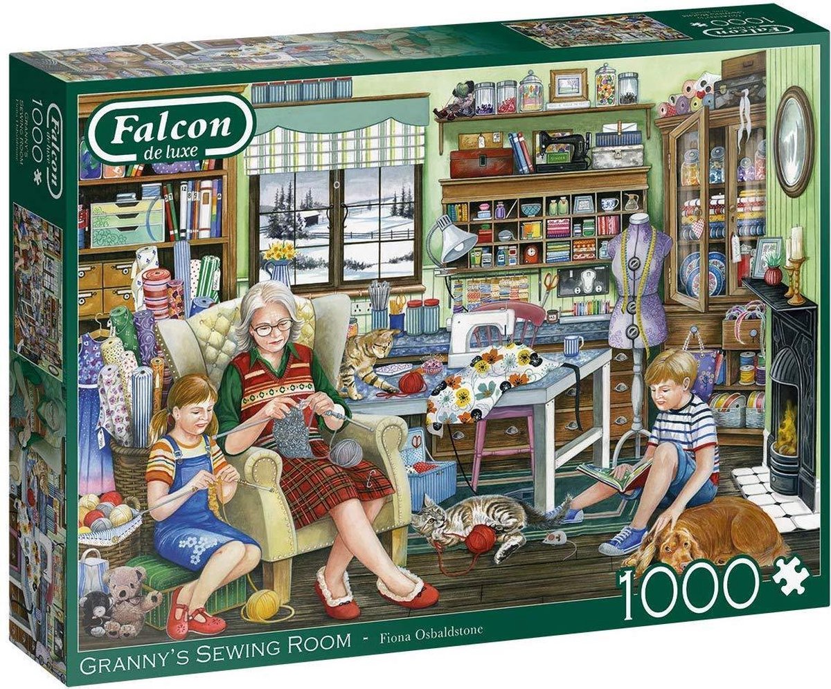 Falcon puzzel Granny's Sewing Room - Legpuzzel - 1000 stukjes