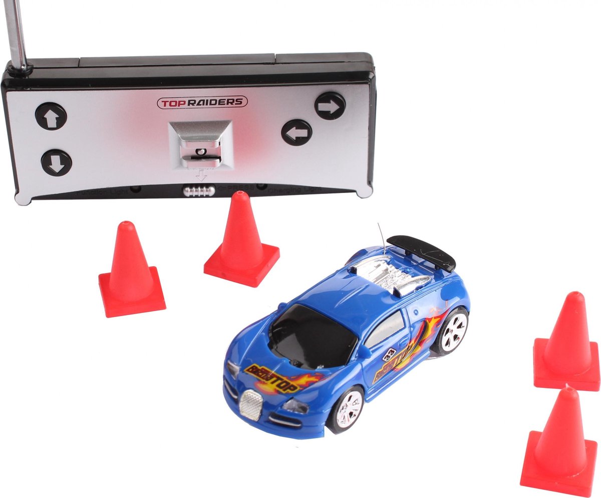 Gear2play Rc Raceauto Driftincars 7 Cm Met Accessoir. Blauw