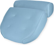 Badkussen Groot Antislip Kussen voor Hoofdhals Schouders - Jacuzzi Hot Tub Home Spa Ontspanning 4 Zuignappen Eco-tex Standaard 100 - Kleur Blauw