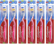 COLGATE TANDENBORSTEL MAX FRESH MEDIUM - 6 stuks - Voordeelverpakking - Verschillende kleuren