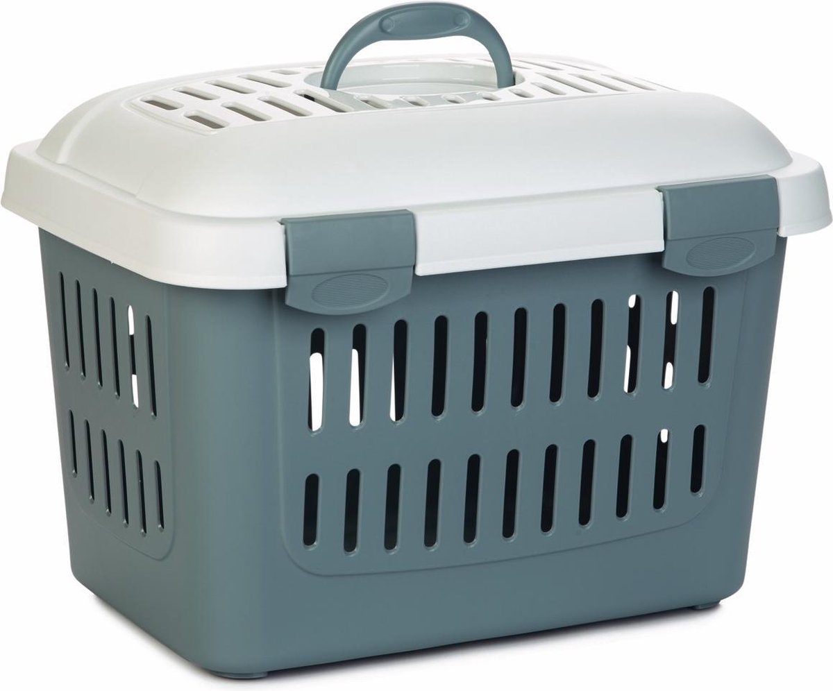 Beeztees Reismand Gulliver Midi Lichtblauw - Wit 45 x 33 x 33 cm