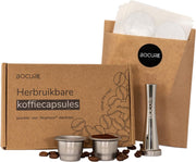 BOCURE herbruikbare koffiecapsules voor Nespresso - set | 2 cups