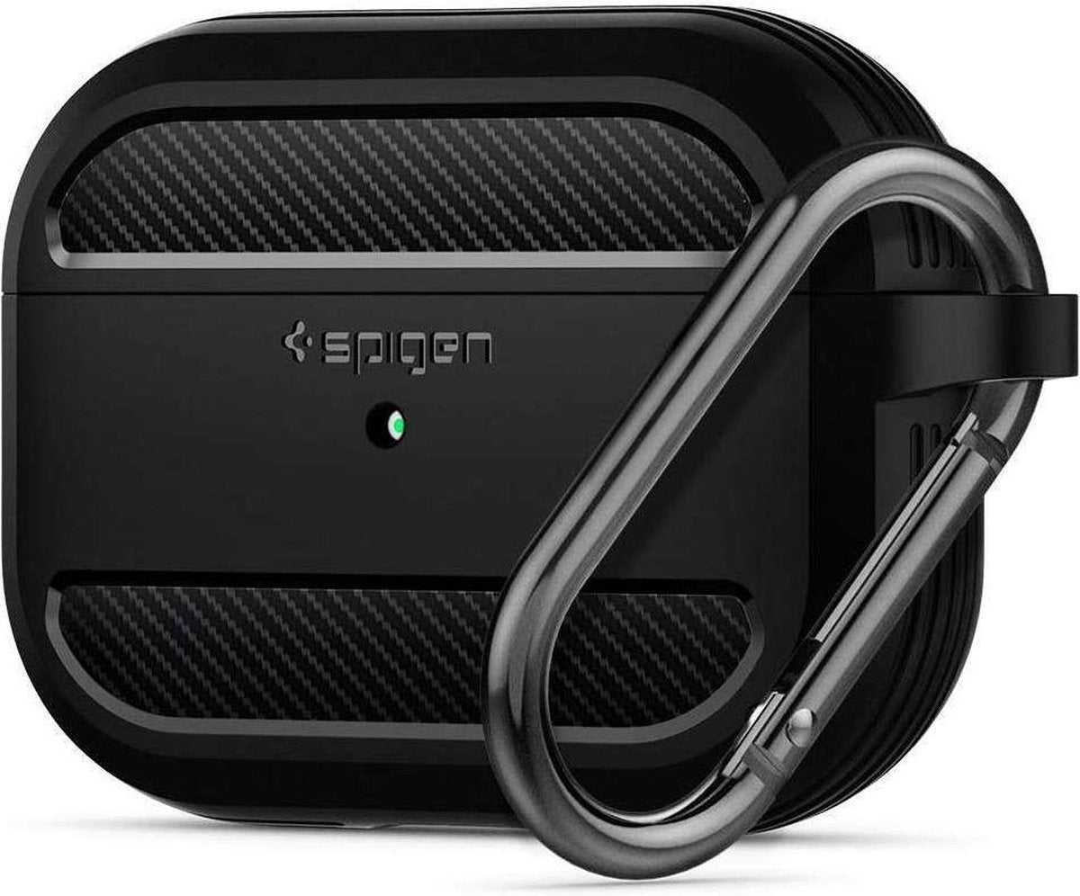 Spigen Rugged Armor AirPods Pro Case - Zwart