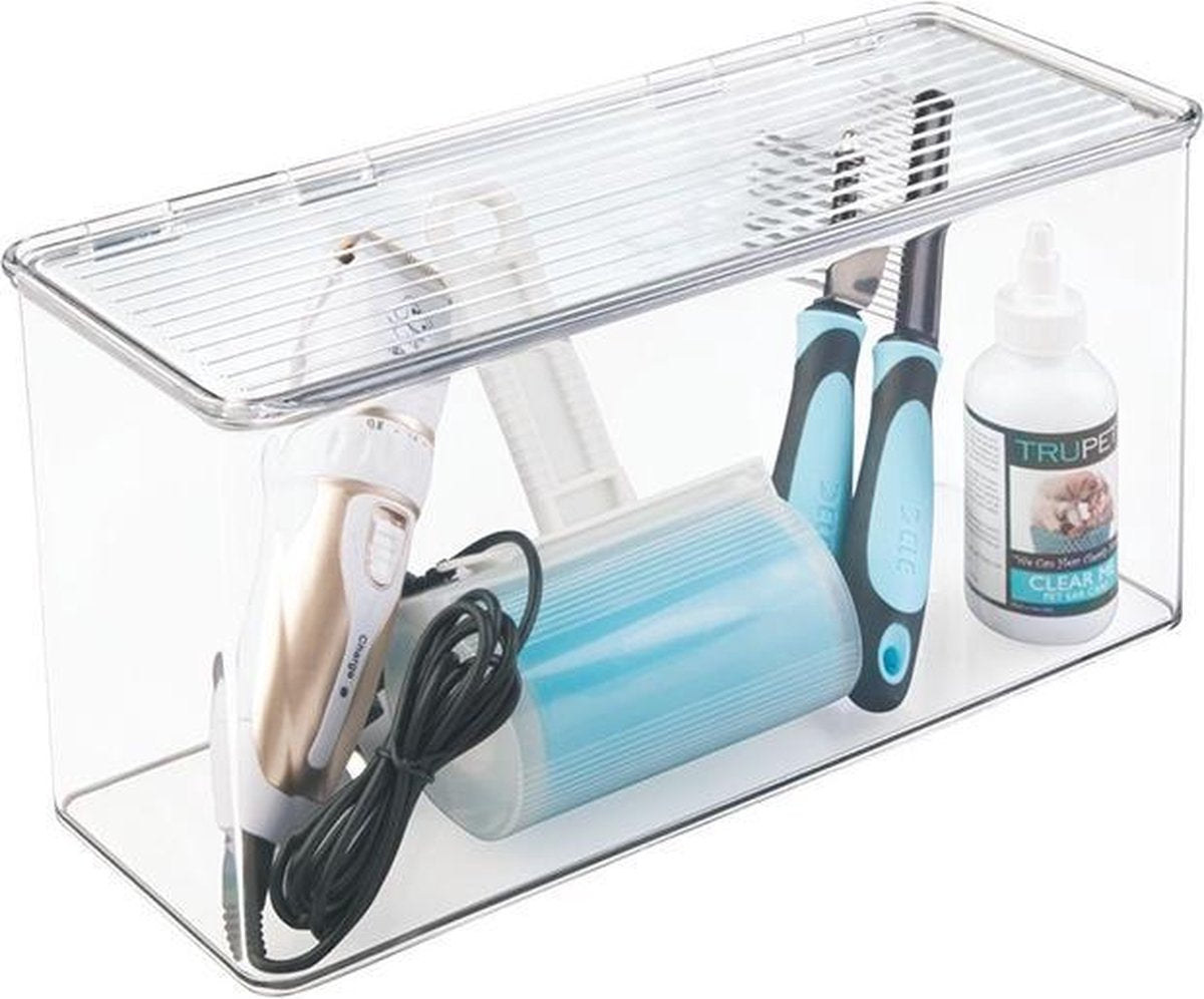 Opbergbox met deksel iDesign | stapelbaar