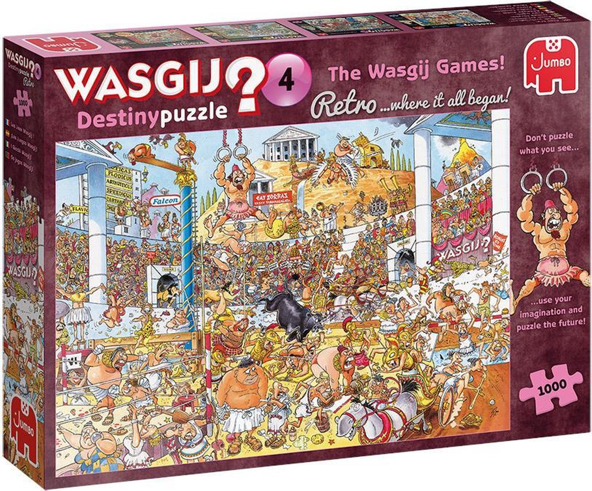 Wasgij Retro Destiny 4 De Wasgij Spelen! puzzel - 1000 Stukjes