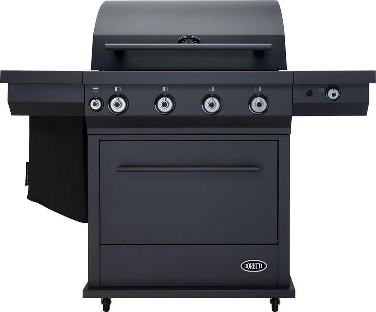Boretti Maggiore Gasbarbecue - 5 branders - Antraciet