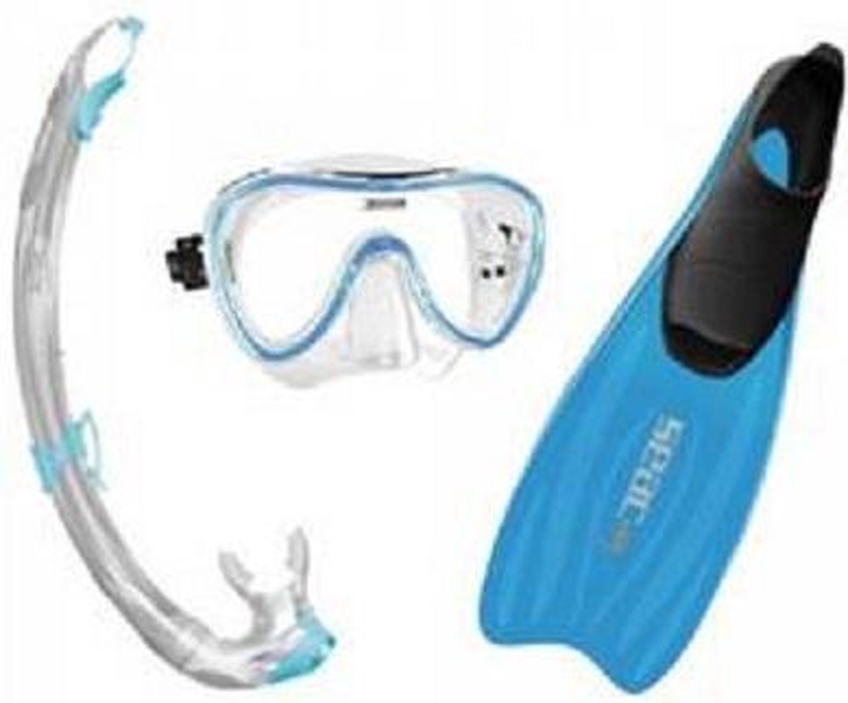 Seac - Snorkelset - Volwassenen - 46-47 - Blauw