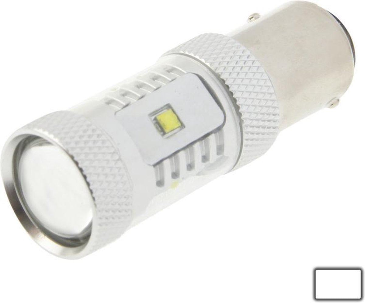 1157 30W Wit 6 CREE LED-remlicht voor voertuigen