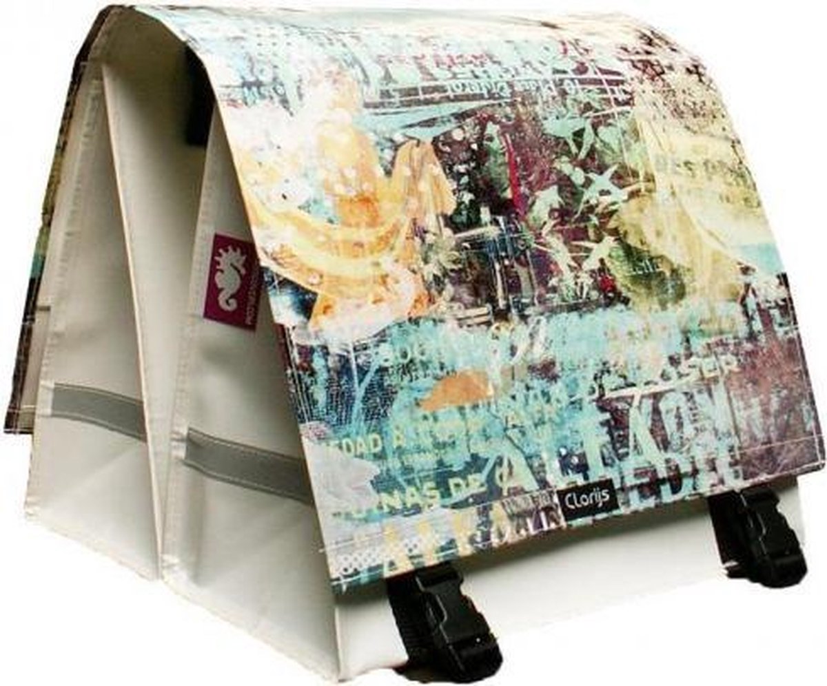 Clarijs dubbele fietstas La Verda Porto 44 liter