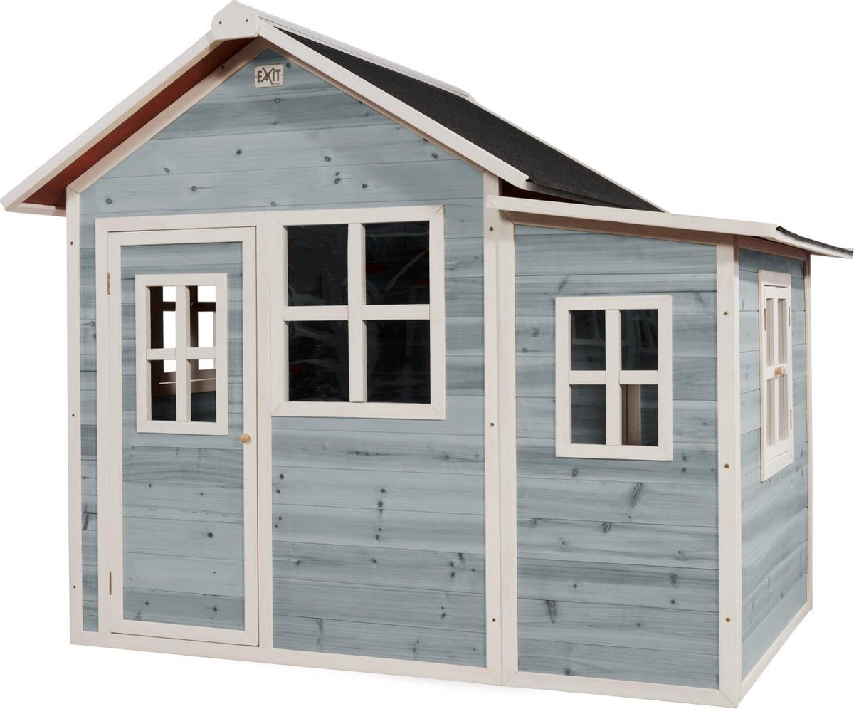 EXIT Loft 150 houten speelhuis - blauw