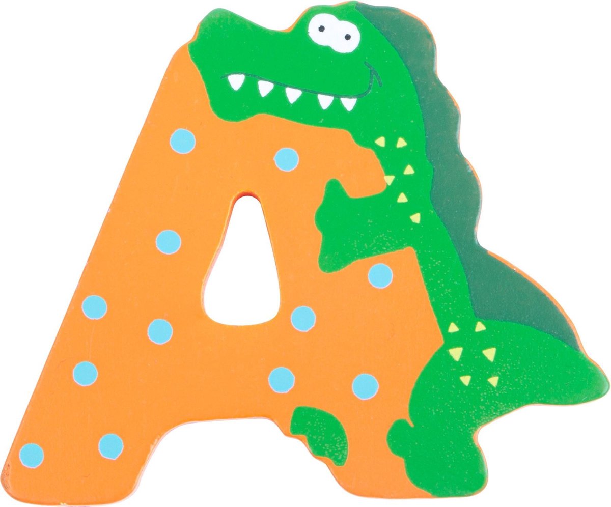 Small Foot Alfabet Dieren Letter A Hout 8 Cm