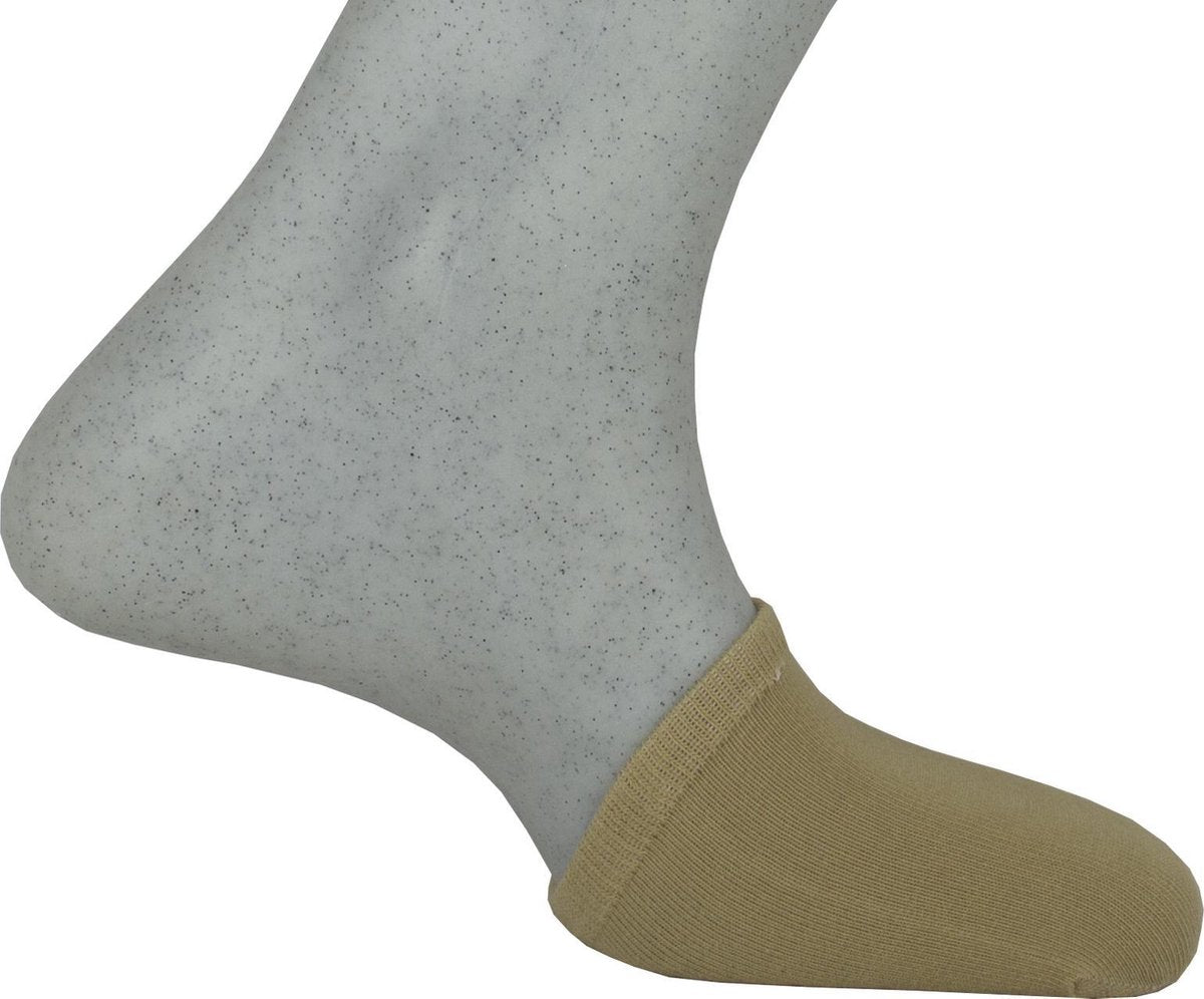 Topsocks teensokjes met katoen kleur: beige