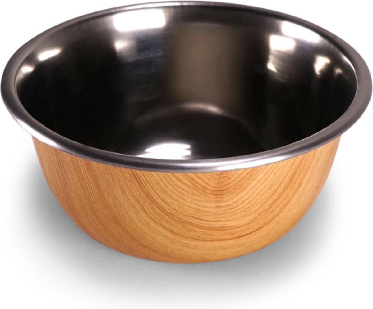 Dierenbenodigdheden Vadigran Eetpot Selecta Hout Design En Inox 450Ml
