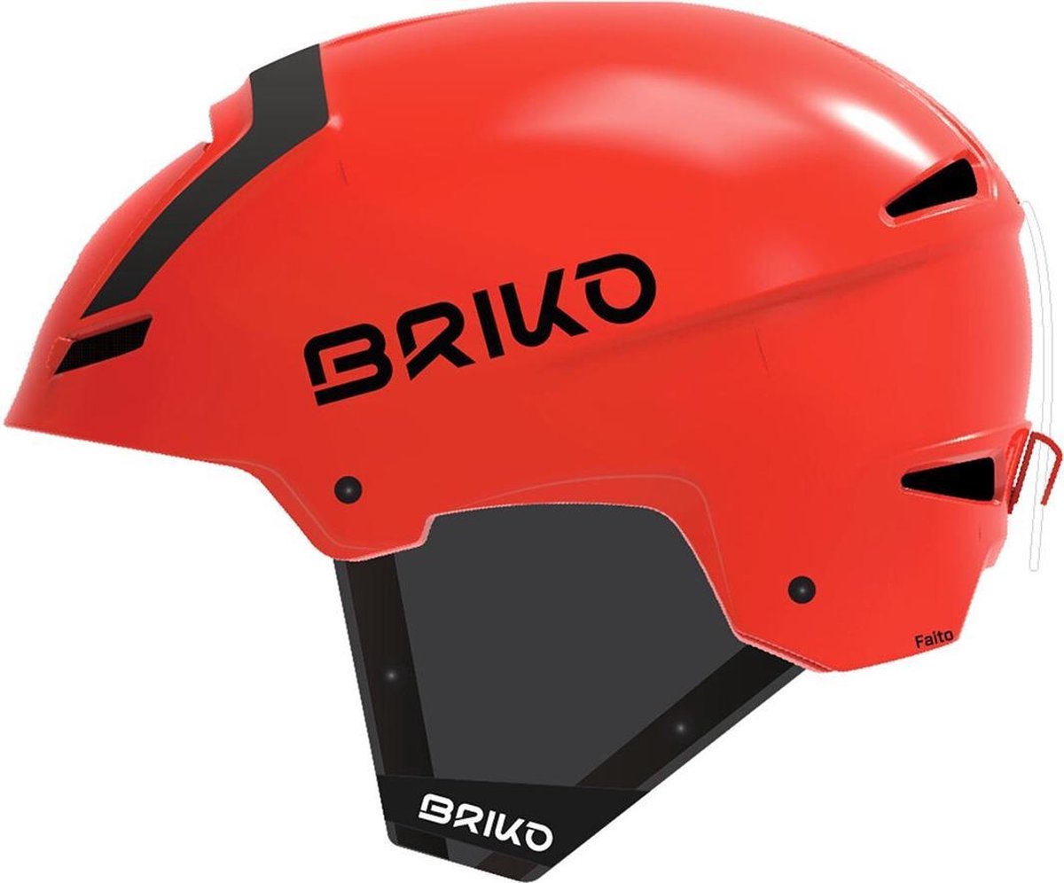 Briko Faito Fluid Inside Helmet Matt Orange FL Black - Maat M/L