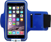 Mobtsupply Blauw Sportarmband(5.5 tot 6.0 Inch) inclusief Sleutelhouder + Kaarthouder